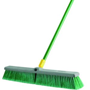 Quickie 00538 Push Broom, 24 in Sweep Face, Polypropylene Bristle