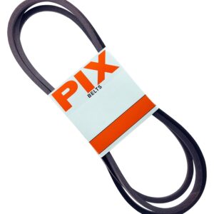 PIX P-37X89 Replacement V-Belt, 87 in Outside Circumference, 1/2 in W, 46 in Deck