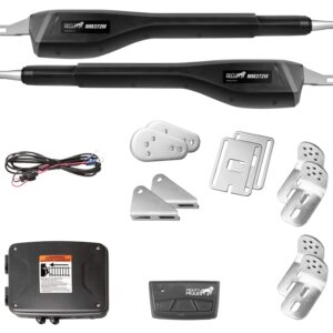 Mighty Mule MM372W Series Gate Opener, Dual Swing, Battery, 16 ft Max Gate L