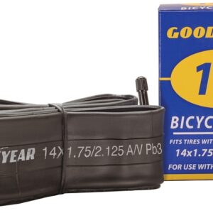 Kent 91074 Bicycle Tube, Black, For: 14 x 1-3/4 in to 2-1/8 in W Bicycle Tires