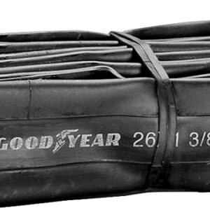 Kent 91080 Bicycle Tube, Butyl Rubber, Black, For: 26 x 1-3/8 in W Bicycle Tires