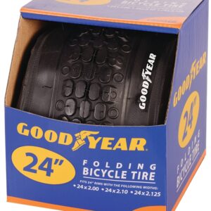 Kent 91058 Cruiser Tire, 24 x 2 in Dimensions, Folding, Black, For: 24 x 2 to 2.10 to 2-1/8 in Rim