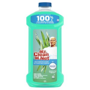 Mr Clean 07256 Cleaner, 64 oz Bottle, Liquid, Febreze Meadows, Rain