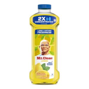 Mr Clean 80375756 All-Purpose Cleaner, 23 oz Bottle, Liquid, Lemon