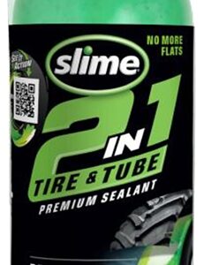 Slime 10193 Tire and Tube Sealant, 16 oz Bottle, Liquid, Odorless, Characteristic