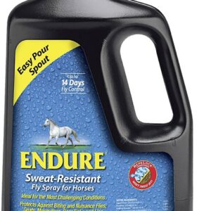 Farnam Endure 100526253 Fly Spray, Liquid, White, 1 gal Bottle